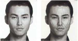 The Male Asian Face and the Male Variant from the Archetypal Mask